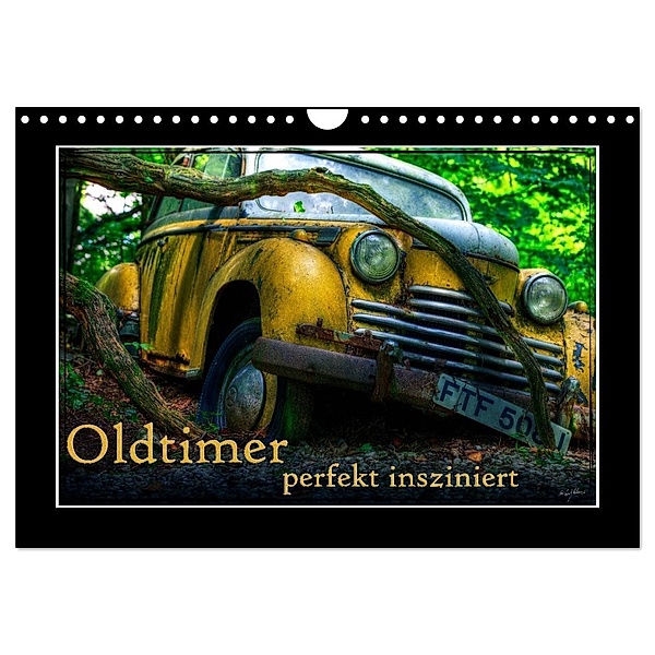 Oldtimer perfekt insziniert (Wandkalender 2024 DIN A4 quer), CALVENDO Monatskalender, Heribert Adams