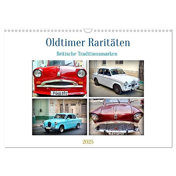 Oldtimer Raritäten - Britische Traditionsmarken (Wandkalender 2025 DIN A3 quer), CALVENDO Monatskalender, Calvendo, Henning von Löwis of Menar