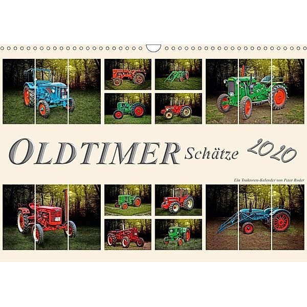 Oldtimer Schätze. Ein Traktoren-Kalender (Wandkalender 2020 DIN A3 quer), Peter Roder