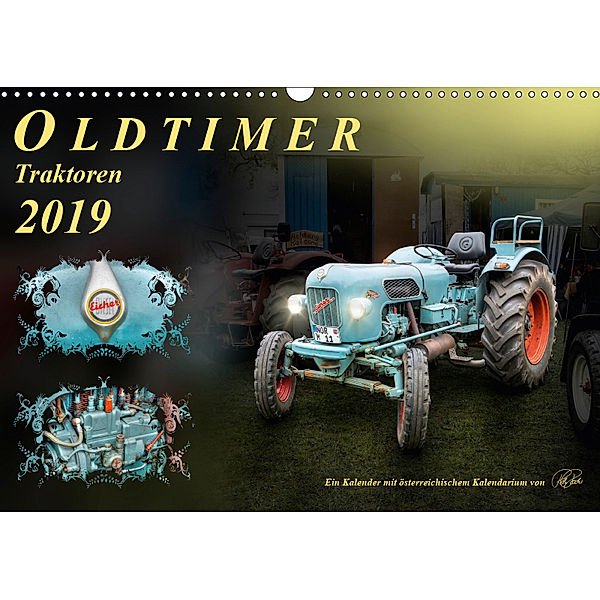 Oldtimer - TraktorenAT-Version (Wandkalender 2019 DIN A3 quer), Peter Roder