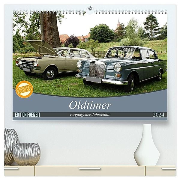 Oldtimer vergangenger Jahrzehnte (hochwertiger Premium Wandkalender 2024 DIN A2 quer), Kunstdruck in Hochglanz, Anja Bagunk