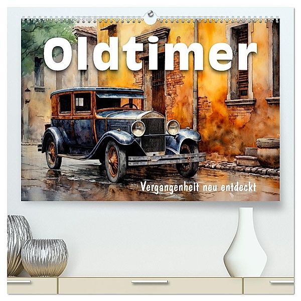 Oldtimer - Vergangenheit neu entdeckt (hochwertiger Premium Wandkalender 2024 DIN A2 quer), Kunstdruck in Hochglanz, Calvendo, Erich Krätschmer