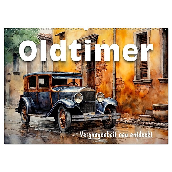Oldtimer - Vergangenheit neu entdeckt (Wandkalender 2024 DIN A2 quer), CALVENDO Monatskalender, Calvendo, Erich Krätschmer
