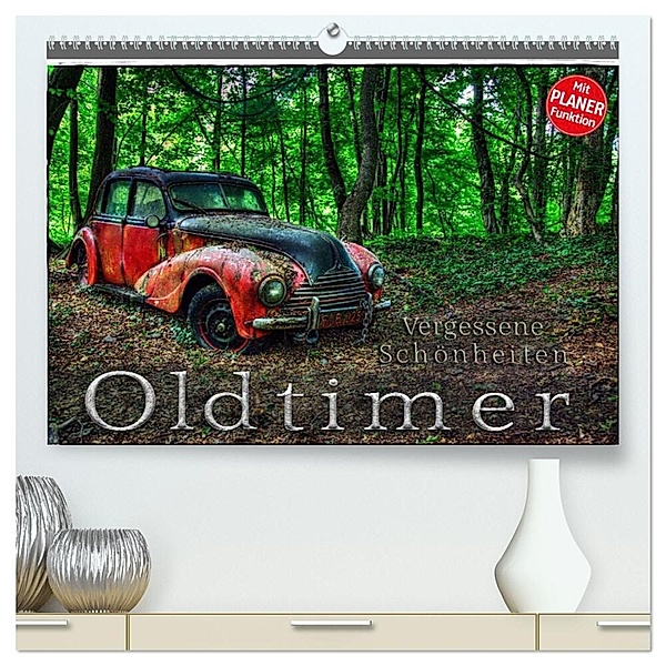 Oldtimer - Vergessene Schönheiten (hochwertiger Premium Wandkalender 2024 DIN A2 quer), Kunstdruck in Hochglanz, Heribert Adams