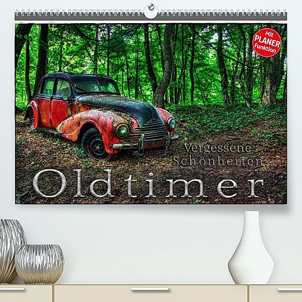Oldtimer - Vergessene Schönheiten (Premium, hochwertiger DIN A2 Wandkalender 2023, Kunstdruck in Hochglanz), Heribert Adams