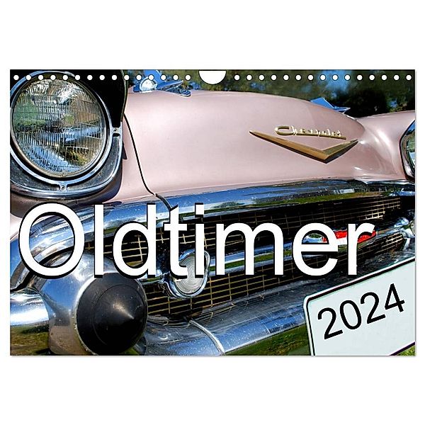 Oldtimer (Wandkalender 2024 DIN A4 quer), CALVENDO Monatskalender, tinadefortunata