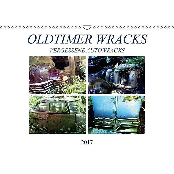 Oldtimer Wracks (Wandkalender 2017 DIN A3 quer), Liselotte Brunner-Klaus