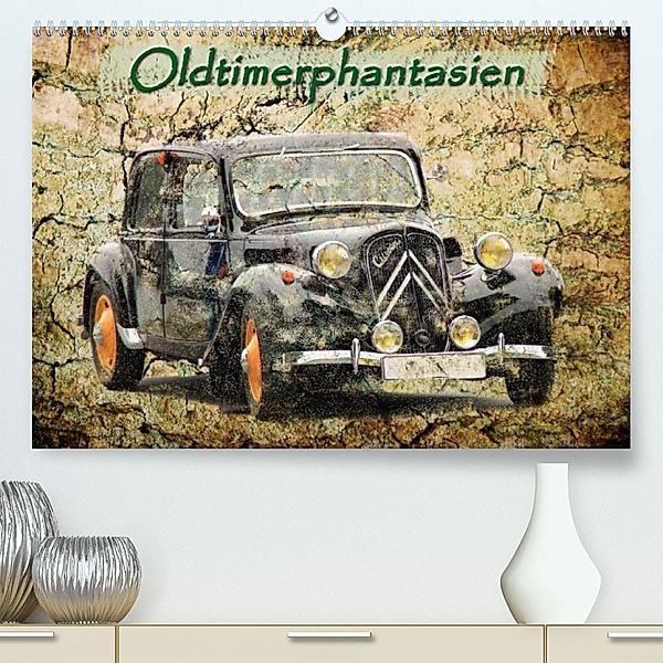 Oldtimerphantasien (Premium, hochwertiger DIN A2 Wandkalender 2023, Kunstdruck in Hochglanz), Michael Jäger, mitifoto