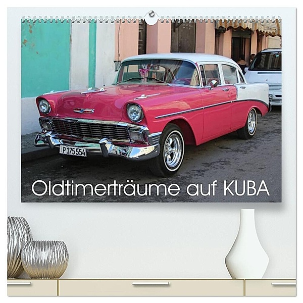 Oldtimerträume auf KUBA (hochwertiger Premium Wandkalender 2025 DIN A2 quer), Kunstdruck in Hochglanz, Calvendo, Thomas Morper