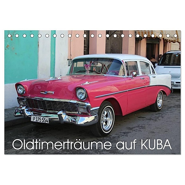 Oldtimerträume auf KUBA (Tischkalender 2024 DIN A5 quer), CALVENDO Monatskalender, Thomas Morper