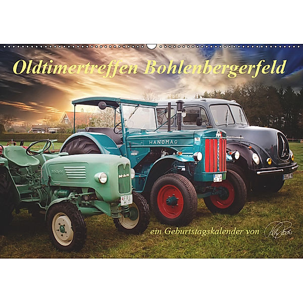 Oldtimertreffen Bohlenbergerfeld / CH-Version / Geburtstagskalender (Wandkalender 2019 DIN A2 quer), Peter Roder