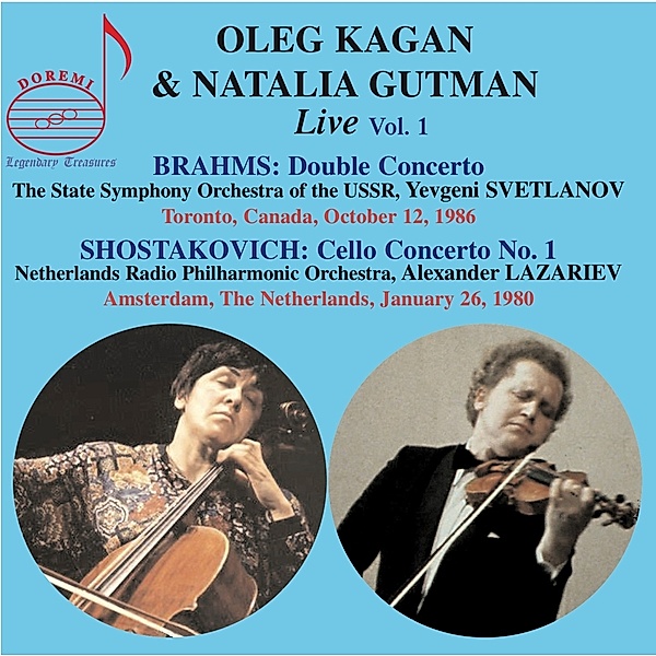 Oleg Kagan & Natalia Gutman Live Vol.1, Natalia Gutman, Oleg Kagan