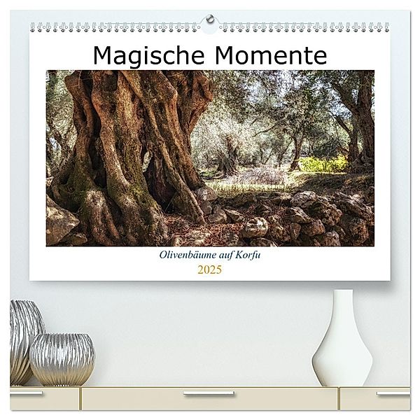 Olivenbäume auf Korfu (hochwertiger Premium Wandkalender 2025 DIN A2 quer), Kunstdruck in Hochglanz, Calvendo, Ute Bernhardt