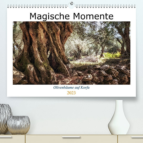 Olivenbäume auf Korfu (Premium, hochwertiger DIN A2 Wandkalender 2023, Kunstdruck in Hochglanz), Ute Bernhardt