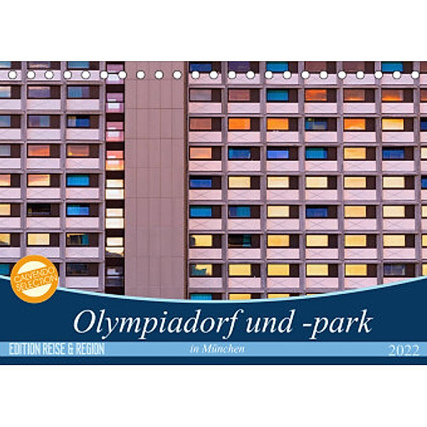 Olympiadorf und -park in München (Tischkalender 2022 DIN A5 quer), Martina Schikore