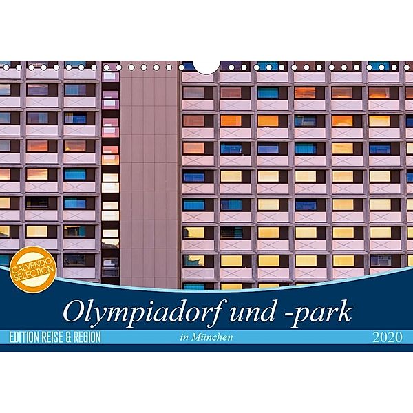 Olympiadorf und -park in München (Wandkalender 2020 DIN A4 quer), Martina Schikore