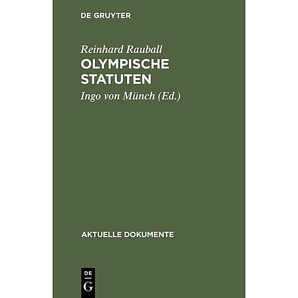 Olympische Statuten, Reinhard Rauball