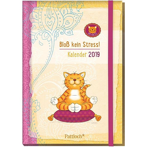 Om-Katze: Bloss kein Stress! Buchkalender 2019