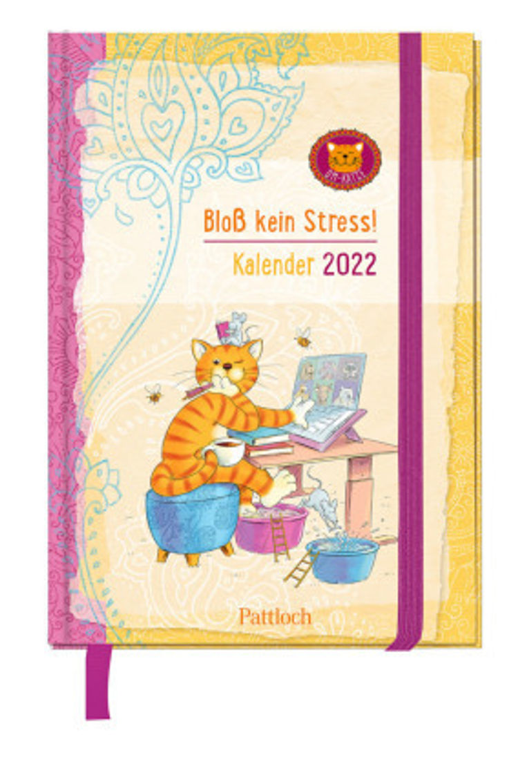 Om-Katze: Bloß kein Stress! Taschenkalender 2022 - Kalender bestellen