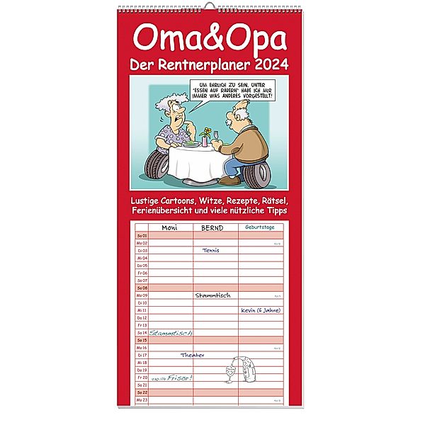 Oma & Opa - Der Rentnerplaner 2024