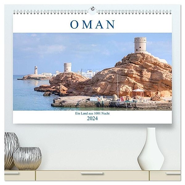 Oman - Ein Land aus 1001 Nacht (hochwertiger Premium Wandkalender 2024 DIN A2 quer), Kunstdruck in Hochglanz, Joana Kruse