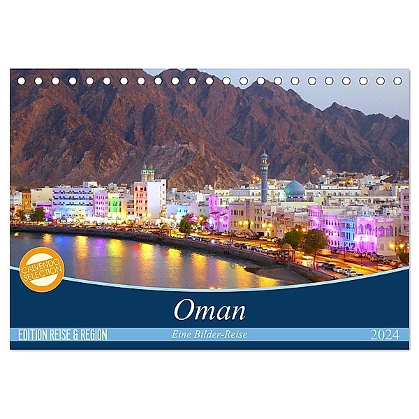 Oman - Eine Bilder-Reise (Tischkalender 2024 DIN A5 quer), CALVENDO Monatskalender, Sebastian Heinrich