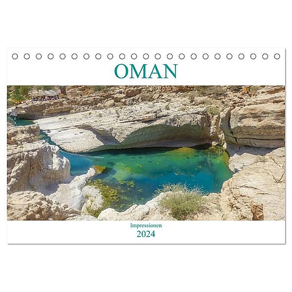 Oman - Impressionen (Tischkalender 2024 DIN A5 quer), CALVENDO Monatskalender, pixs:sell