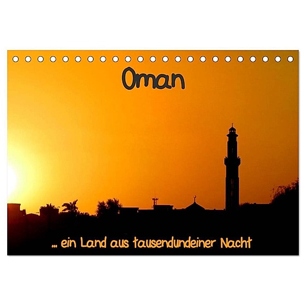 Oman (Tischkalender 2024 DIN A5 quer), CALVENDO Monatskalender, Brigitte Dürr