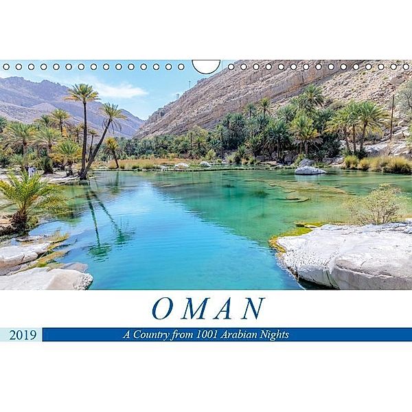 Oman (Wall Calendar 2019 DIN A4 Landscape), Joana Kruse