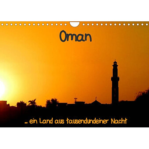 Oman (Wandkalender 2022 DIN A4 quer), Brigitte Dürr