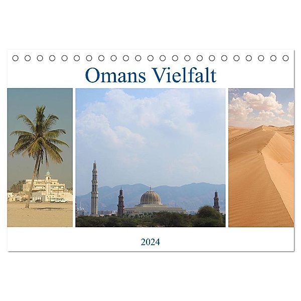 Omans Vielfalt (Tischkalender 2024 DIN A5 quer), CALVENDO Monatskalender, Reeh