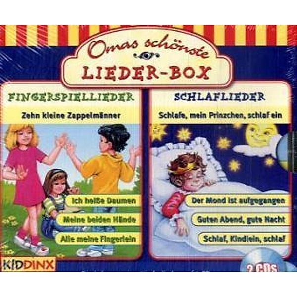 Omas schönste Lieder-Box, 2 Audio-CDs, Diverse Interpreten