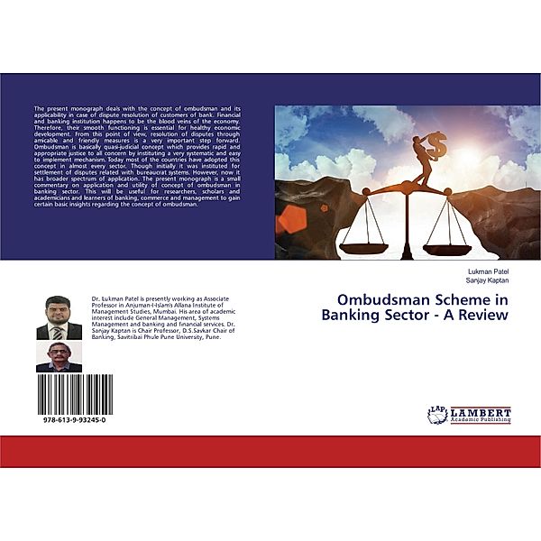 Ombudsman Scheme in Banking Sector - A Review, Lukman Patel, Sanjay Kaptan