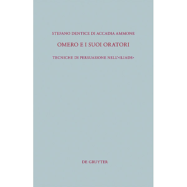 Omero e i suoi oratori, Stefano Dentice di Accadia Ammone