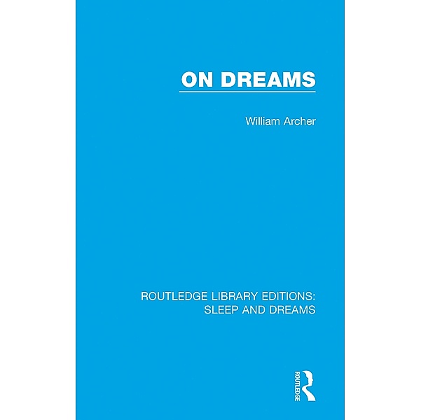 On Dreams, William Archer