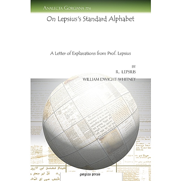 On Lepsius's Standard Alphabet, R. Lepsius, William Dwight Whitney