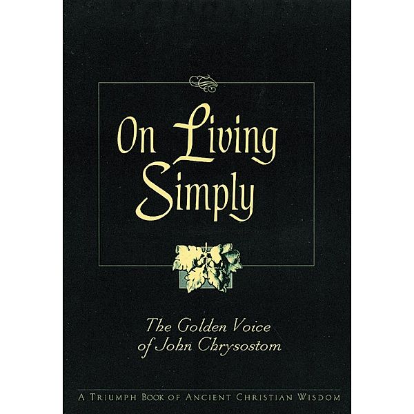 On Living Simply