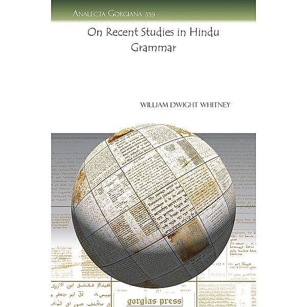 On Recent Studies in Hindu Grammar, William Dwight Whitney