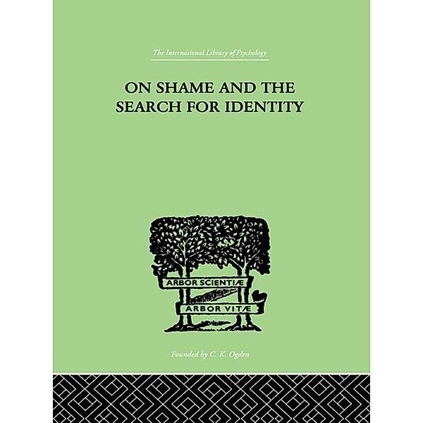 On Shame And The Search For Identity, Helen Merrell Lynd