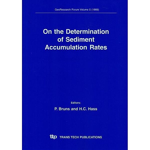 On the Determination of Sediment Accumulation Rates, Peter Bruns, H. C. Hass