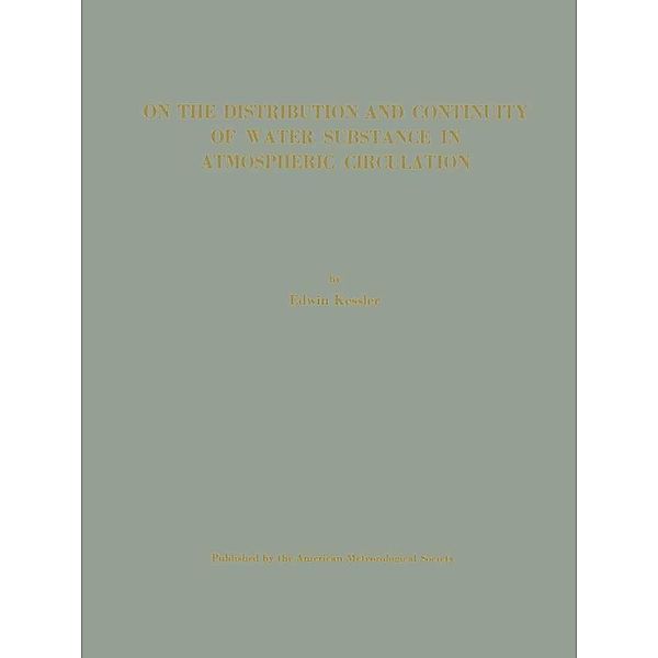 On the Distribution and Continuity of Water Substance in Atmosphere Circulations / Meteorological Monographs Bd.10