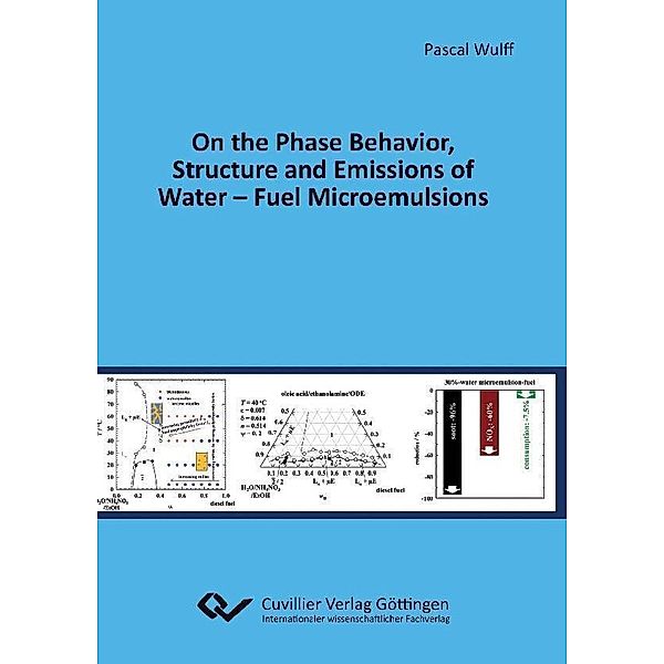 On the Phase Behavior, Structure and Emissions of Water - Fuel Microemulsions