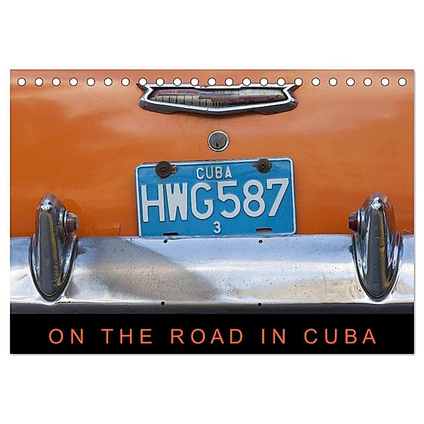 On the road in Cuba (Tischkalender 2024 DIN A5 quer), CALVENDO Monatskalender, Martin Ristl