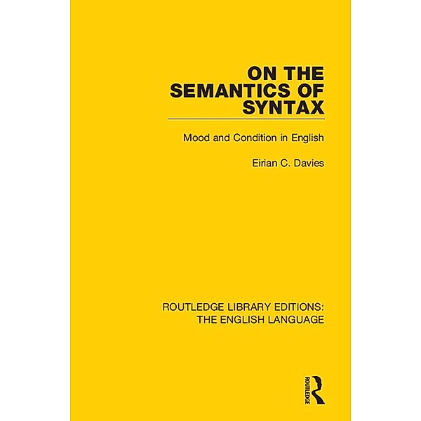 On the Semantics of Syntax, Eirian C. Davies