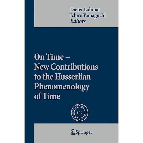 On Time - New Contributions to the Husserlian Phenomenology of Time