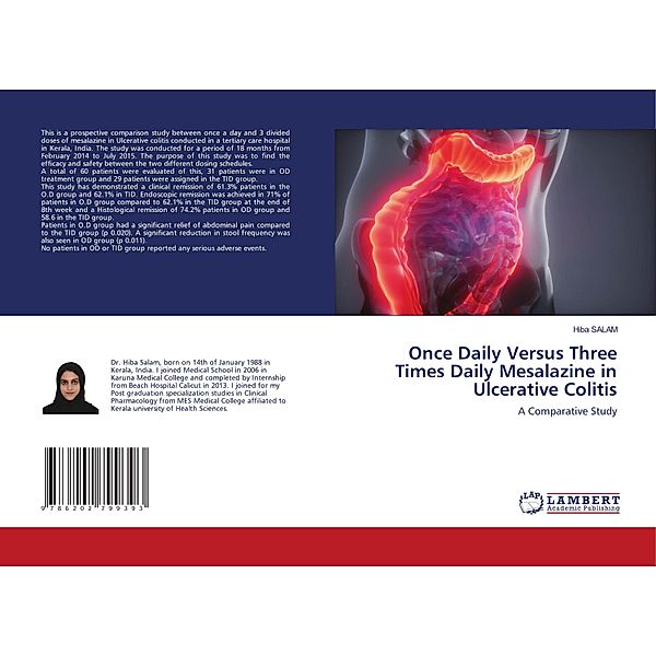 Once Daily Versus Three Times Daily Mesalazine in Ulcerative Colitis, Hiba SALAM