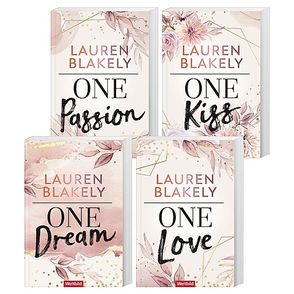 One dream/ One Love/ One Passion/ One Kiss / One Bd 1-4 / 4 Romane im Buchpaket, Lauren Blakely