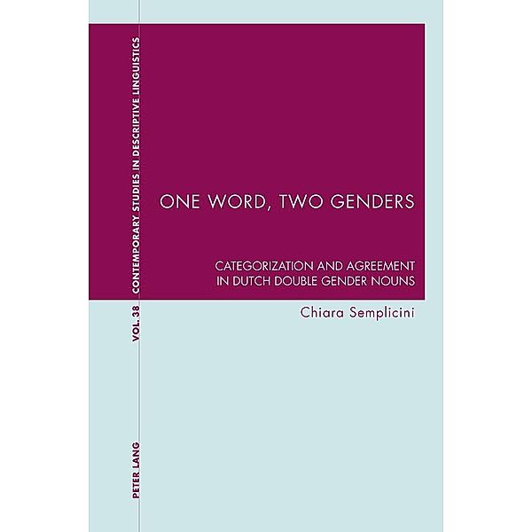 One Word, Two Genders, Chiara Semplicini