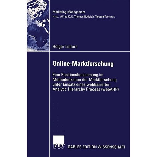 Online-Marktforschung / Marketing-Management, Holger Lütters