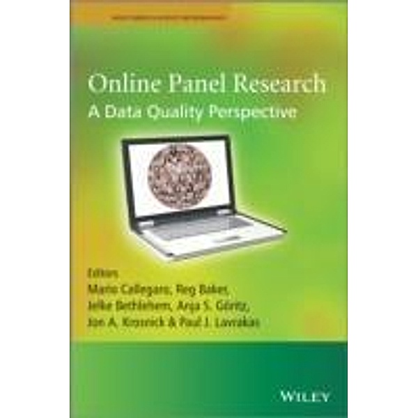 Online Panel Research / Wiley Series in Survey Methodology
